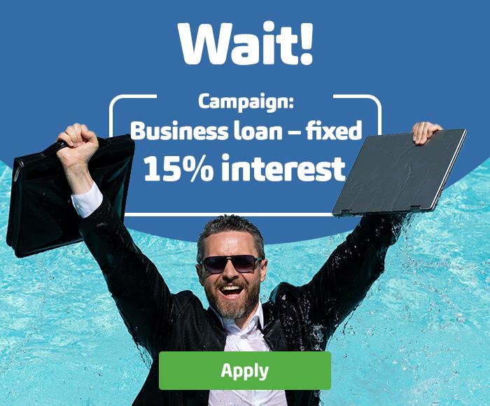 Business loans with a fixed 15% per year